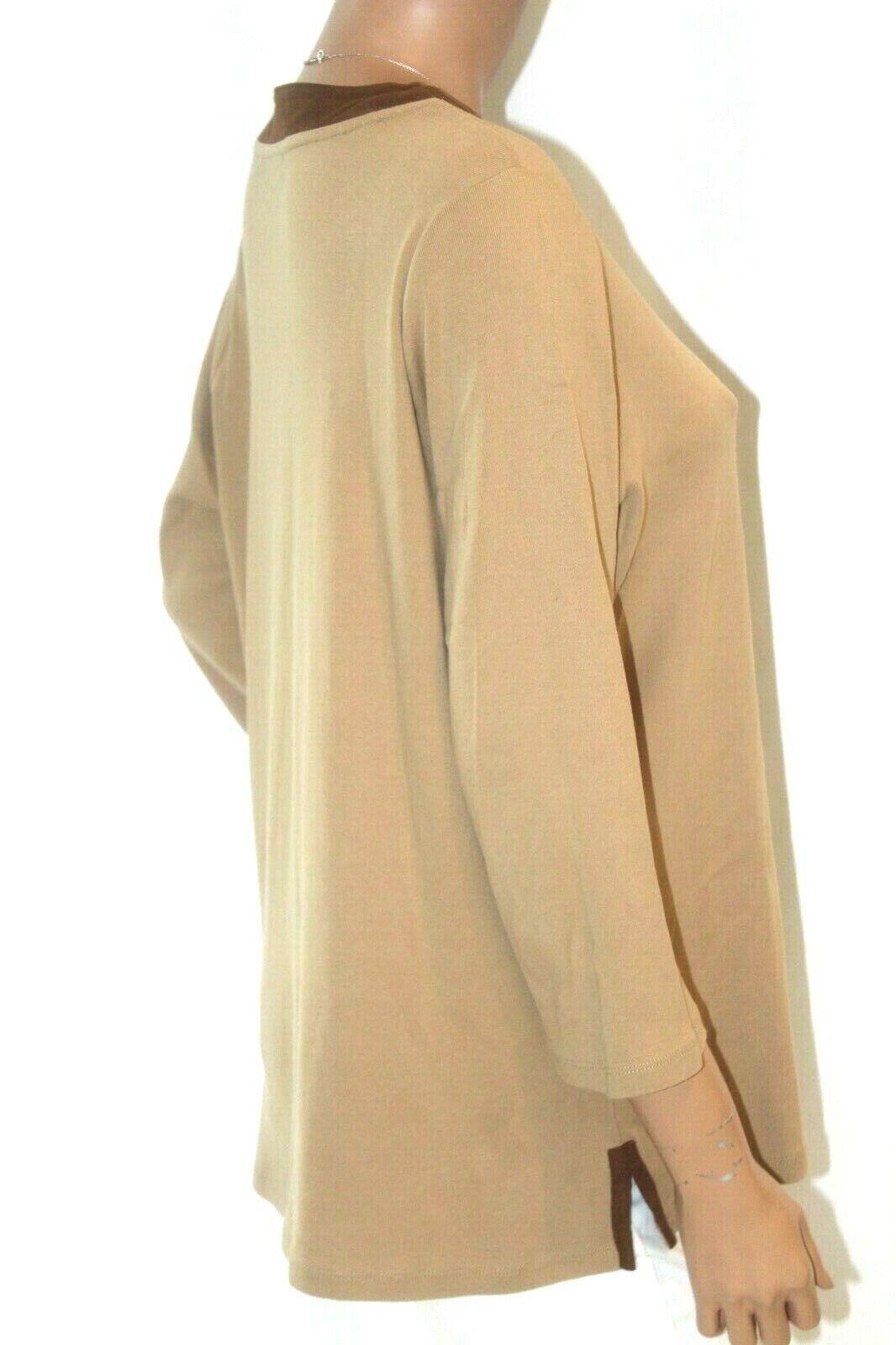 Lauren Ralph Lauren Green Label Women's Thick Pullover Long Sleeve Top Sz 1X