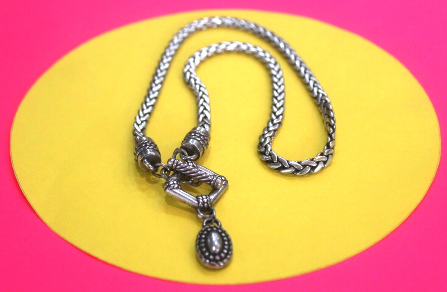 *RETIRED*  Brighton 17" Heavy Thick Dangle Necklace