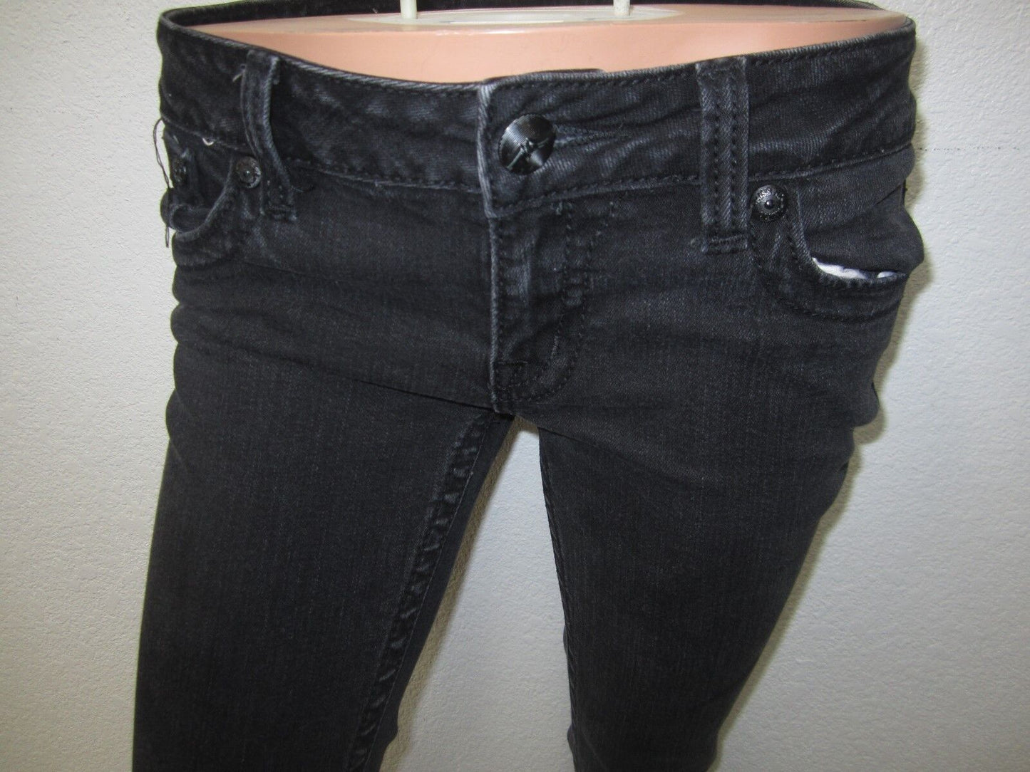 MINT MISS ME Women’s Black Skinny Jeans Griffith Park Style JPD1003SK-4 Sz 28x28
