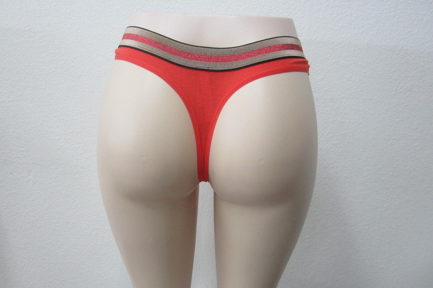 NWT* Victoria's Secret CUTE COTTON  SEXY THONG STRING Panty Red Sz S/P
