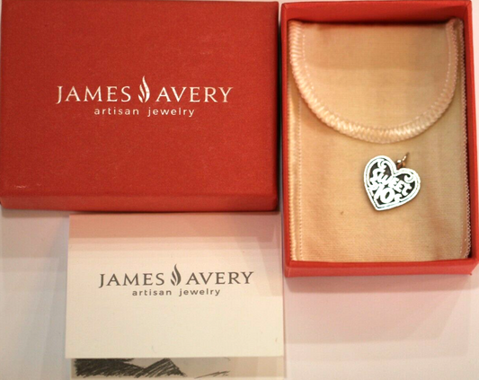 *RETIRED* - R A R E - James Avery Sterling Silver Sweet 10 Heart Charm