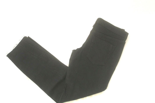 *NWT* Moschino  Womens  Ankle Straight Leg Jeans Black Distressed Size 00/24S