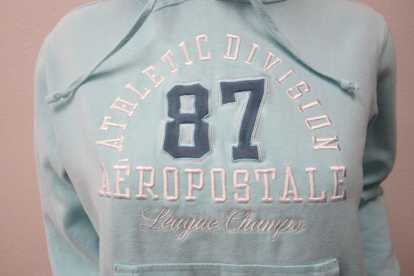 *MINT* Aeropostale Womens Aero 1987 Athletic Division Pull Over Hoodie Size S