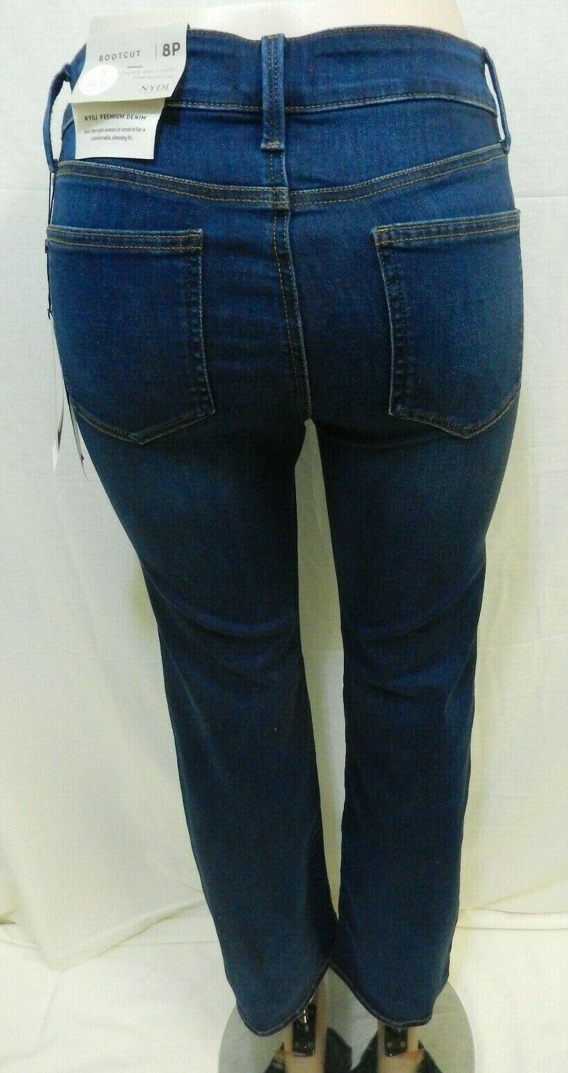 NWT $109 NYDJ Barbara Bootcut Jeans with Premium Denim Lift Tuck Size 8P x 29"