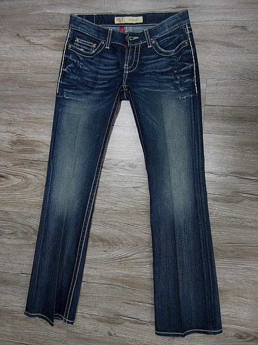 BKE Madison Womens Stretch Denim Embellished Bling Jeans Size 26 x 31.5