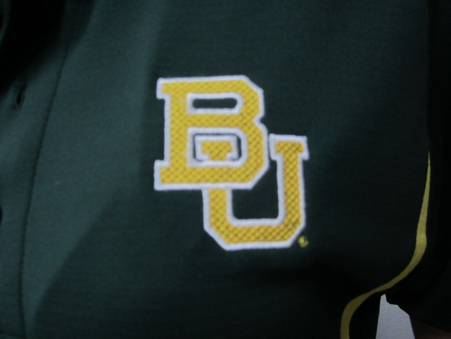 NEW Baylor University NCAA Pro Celebrity Green Polo Unisex Shirt Small