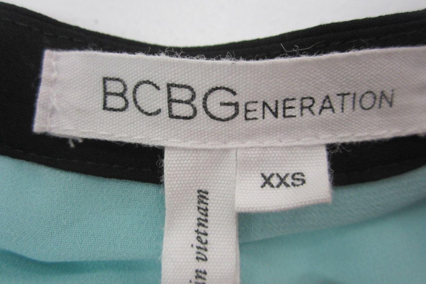 NWT BCBGeneration Women's Semi-Sheer Tunic Top - Open  Back CUTE Size XXS