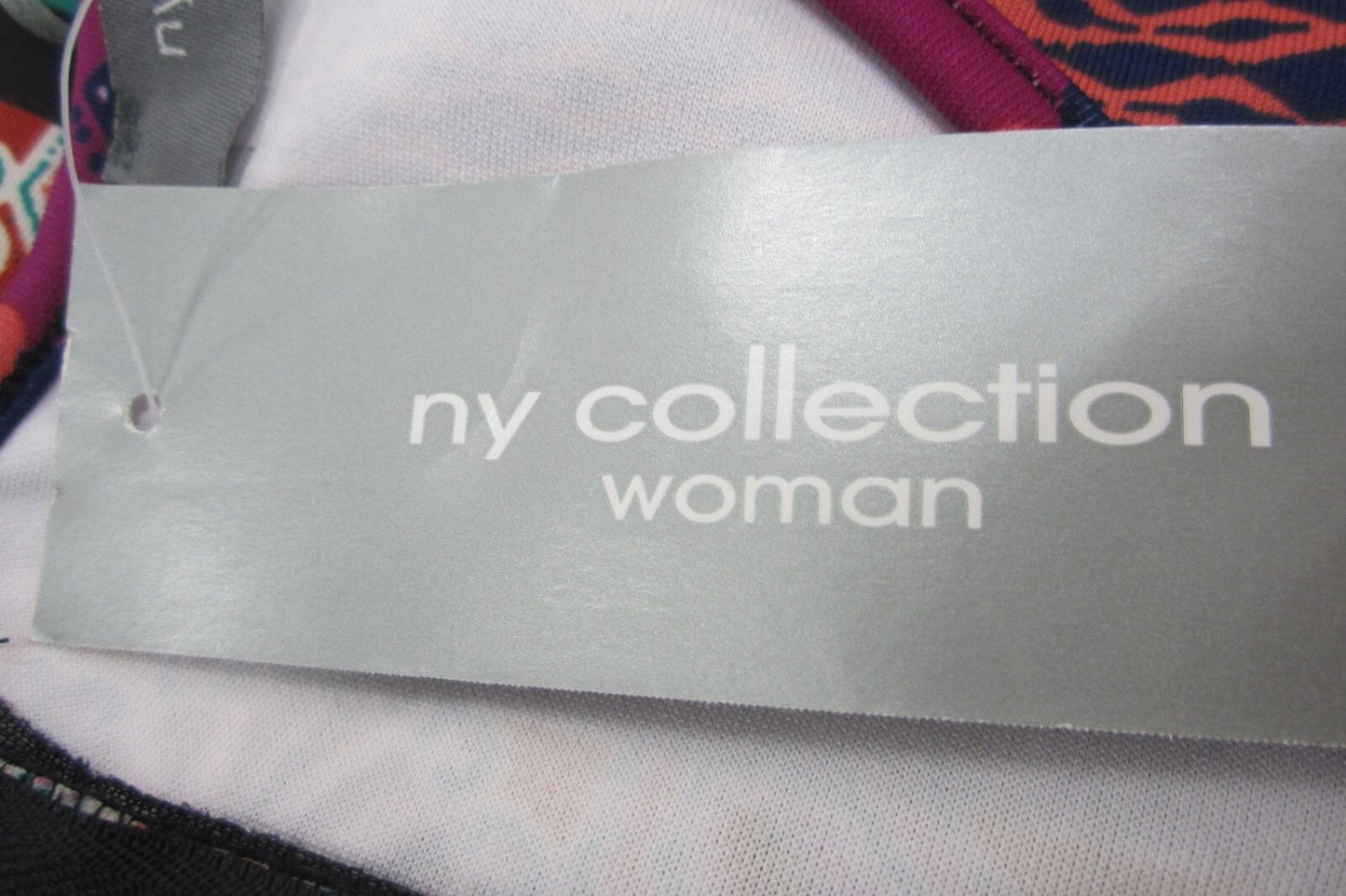 NY Collection Women's Plus Size Multicolor  Dress  NWT Size 1X MSRP $70