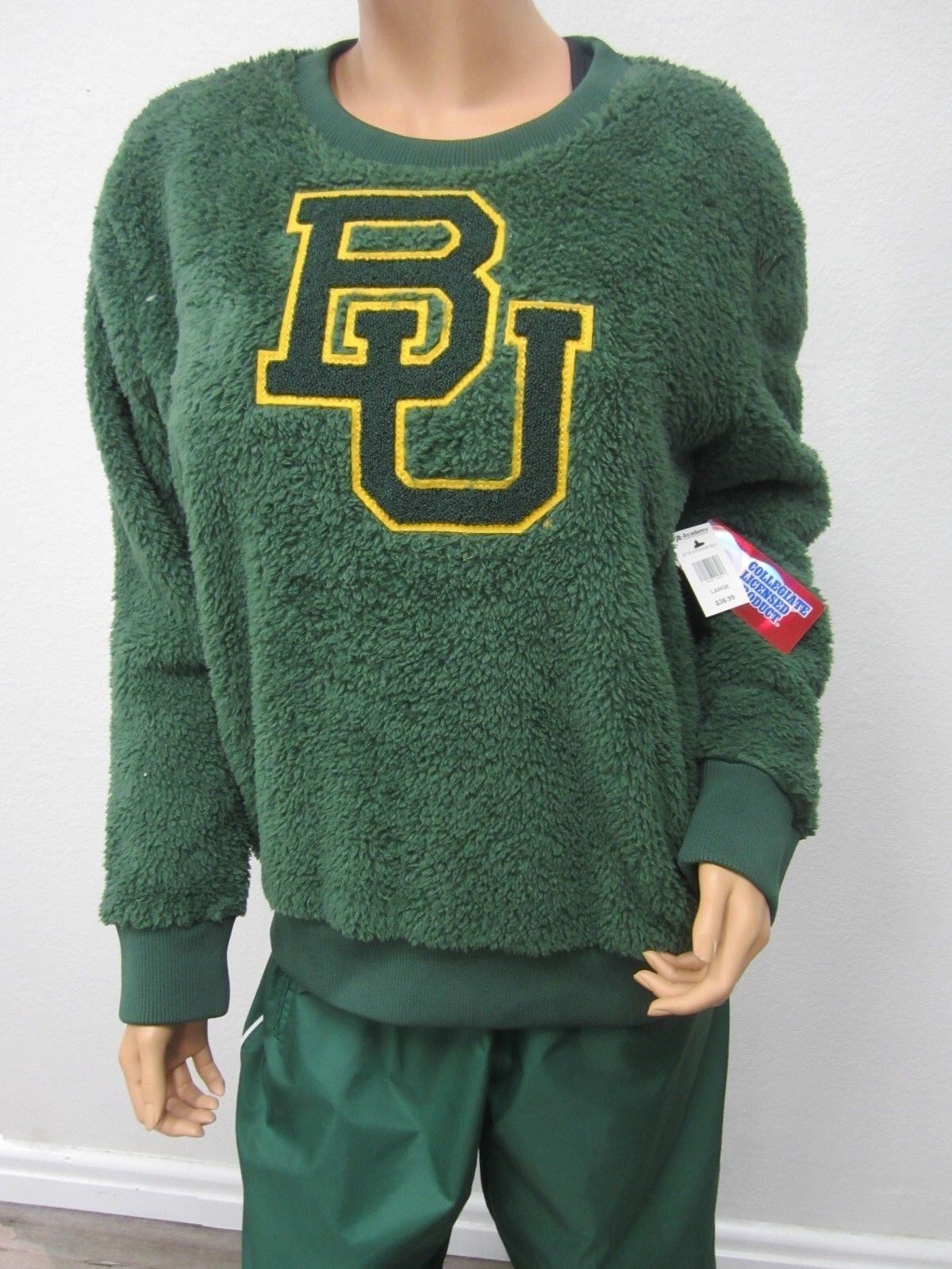 NWT G-III 4Her by Carl Banks Baylor University Women's  Pullover - WARM - Sz L