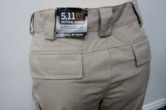 *NWT*  5.11 Tactical Series Cargo Pants Law Enforcement Men's Cargo Khaki Sz 36