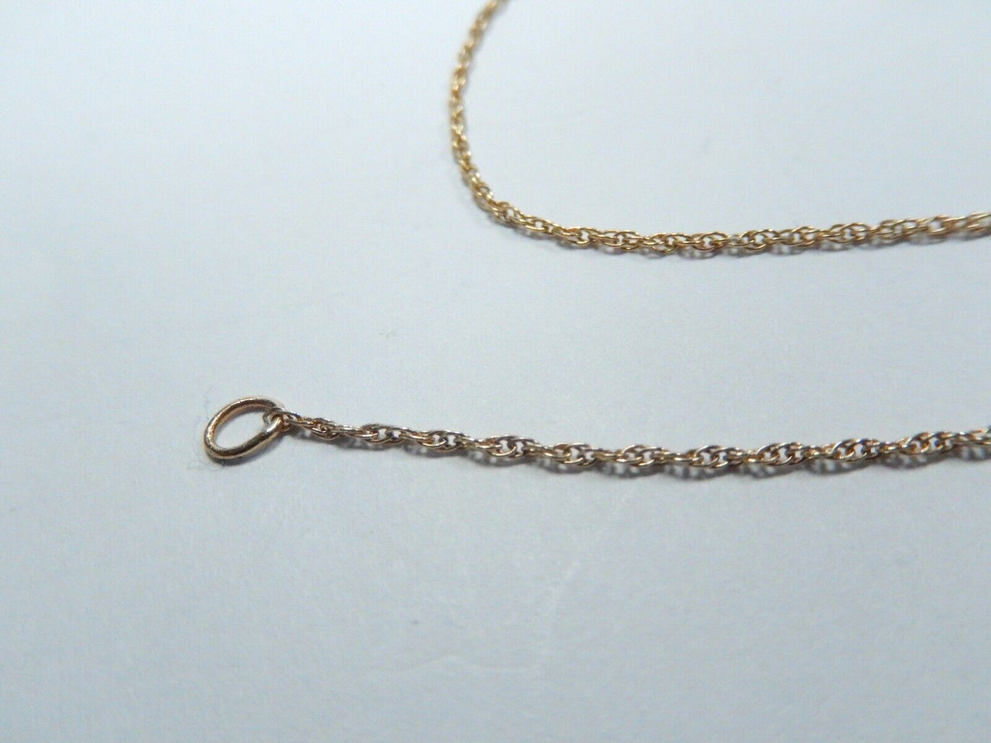 14K YELLOW GOLD JAMES AVERY 1.86 MM  LIGHT ROPE CHAIN NECKLACE 14 INCHES LONG