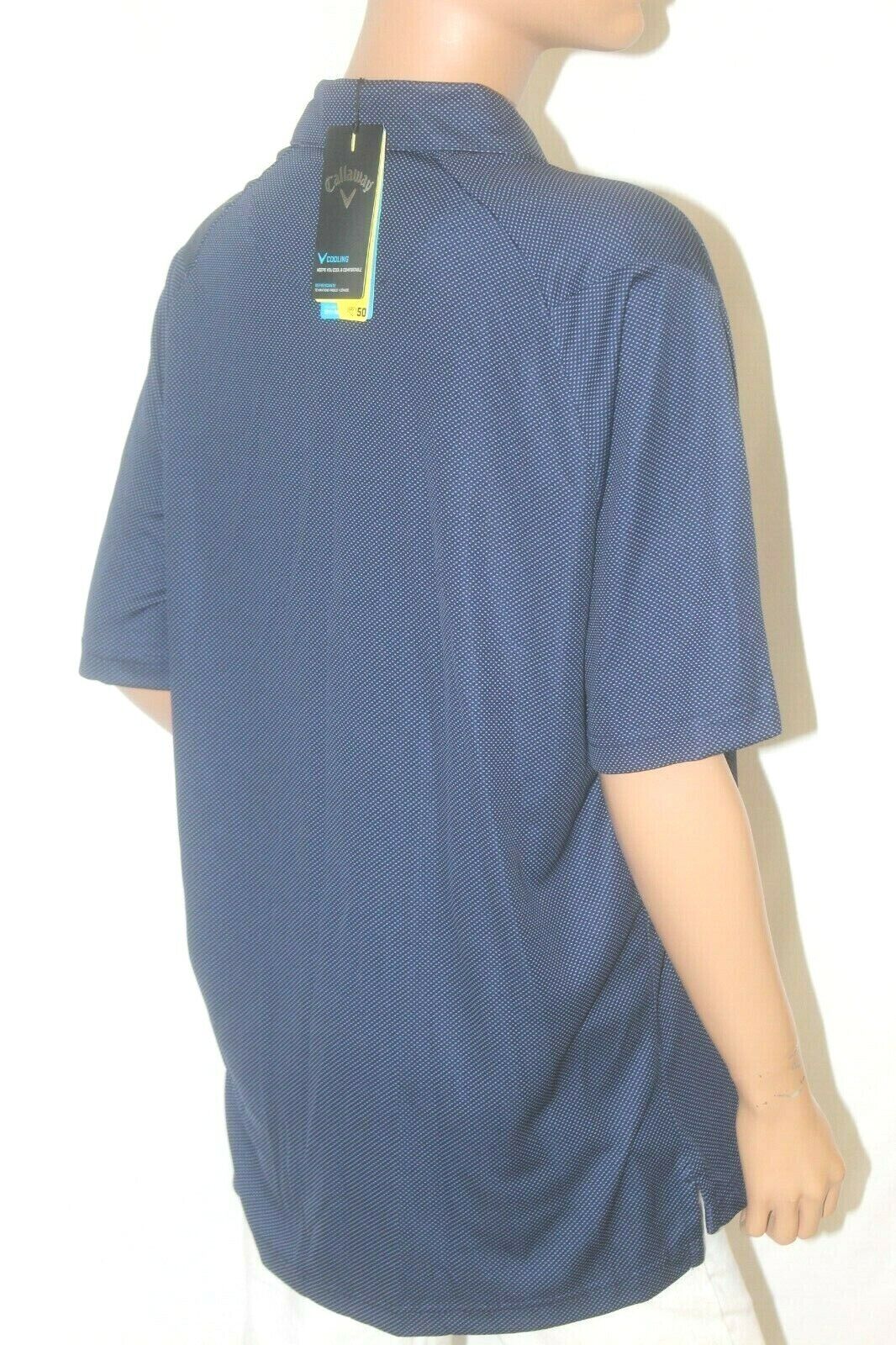 *NWT* $65. Callaway Opti-Dri Swing Tech Short Sleeve Golf Polo Shirt Men's Med