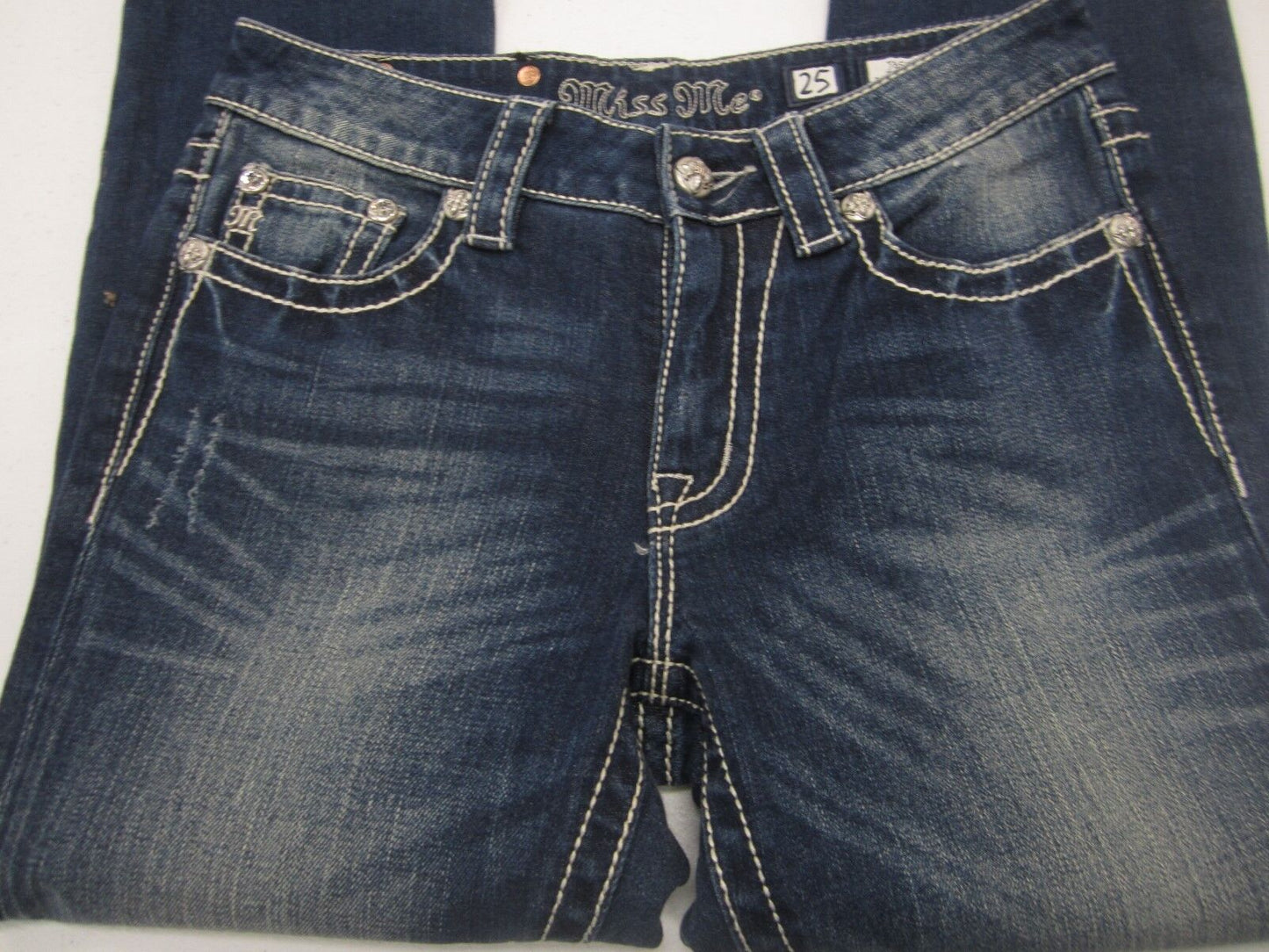 NWOT Women's Miss Me  Boyfriend Capri Style No: JB5521P Size 25 x 24