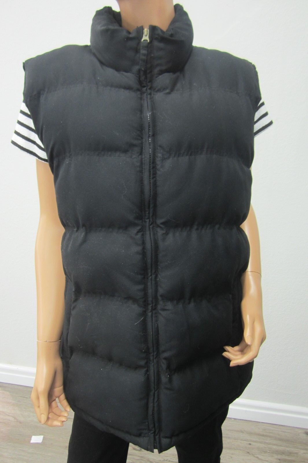 *MINT* Men's  Weathercast Black Puffer Vest Super Warm Super Quality