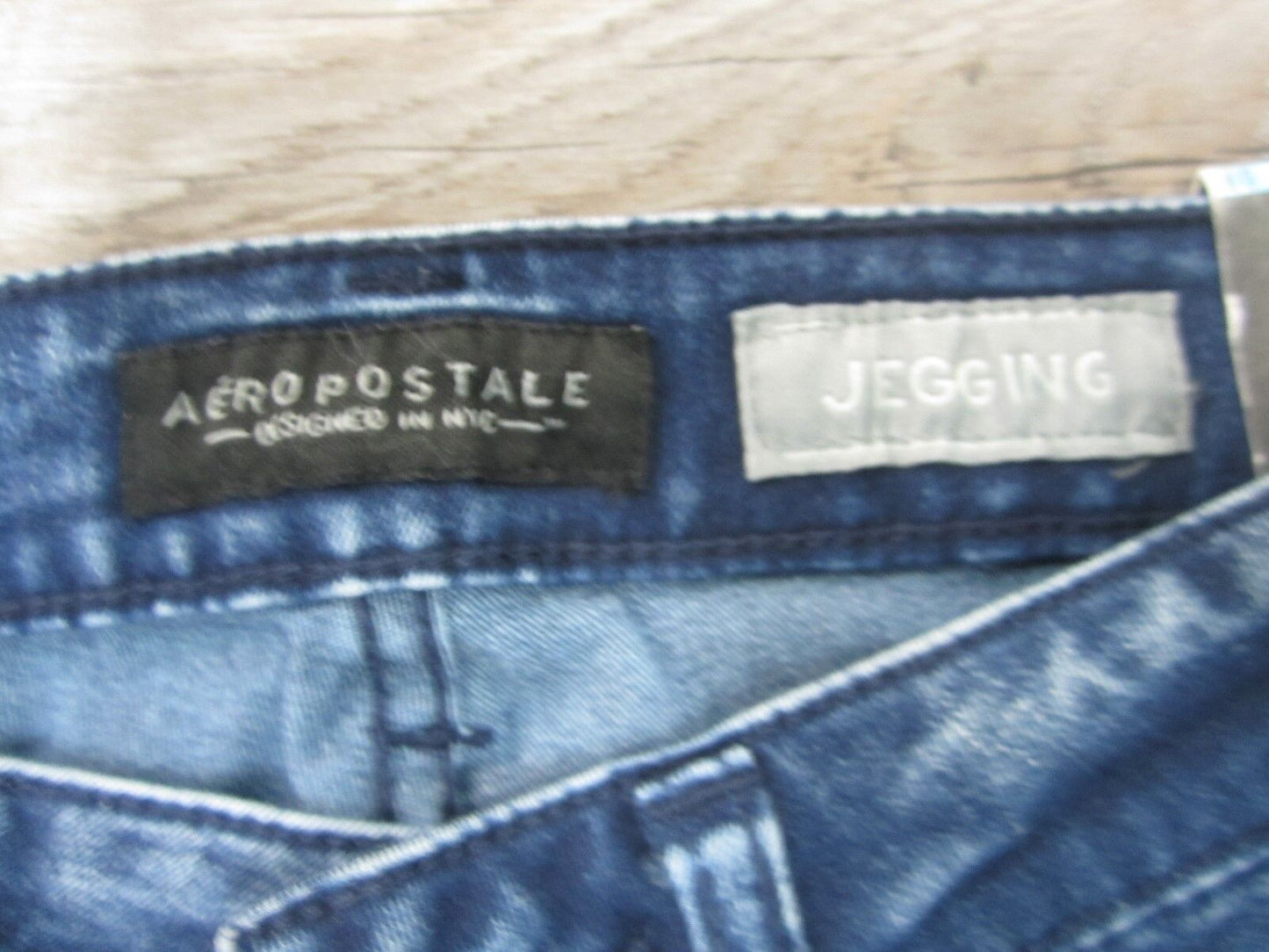 NWT Aeropostale Size 0 X 29 Jeggings Denim Cotton Womens Jeans Low Rise Skinny