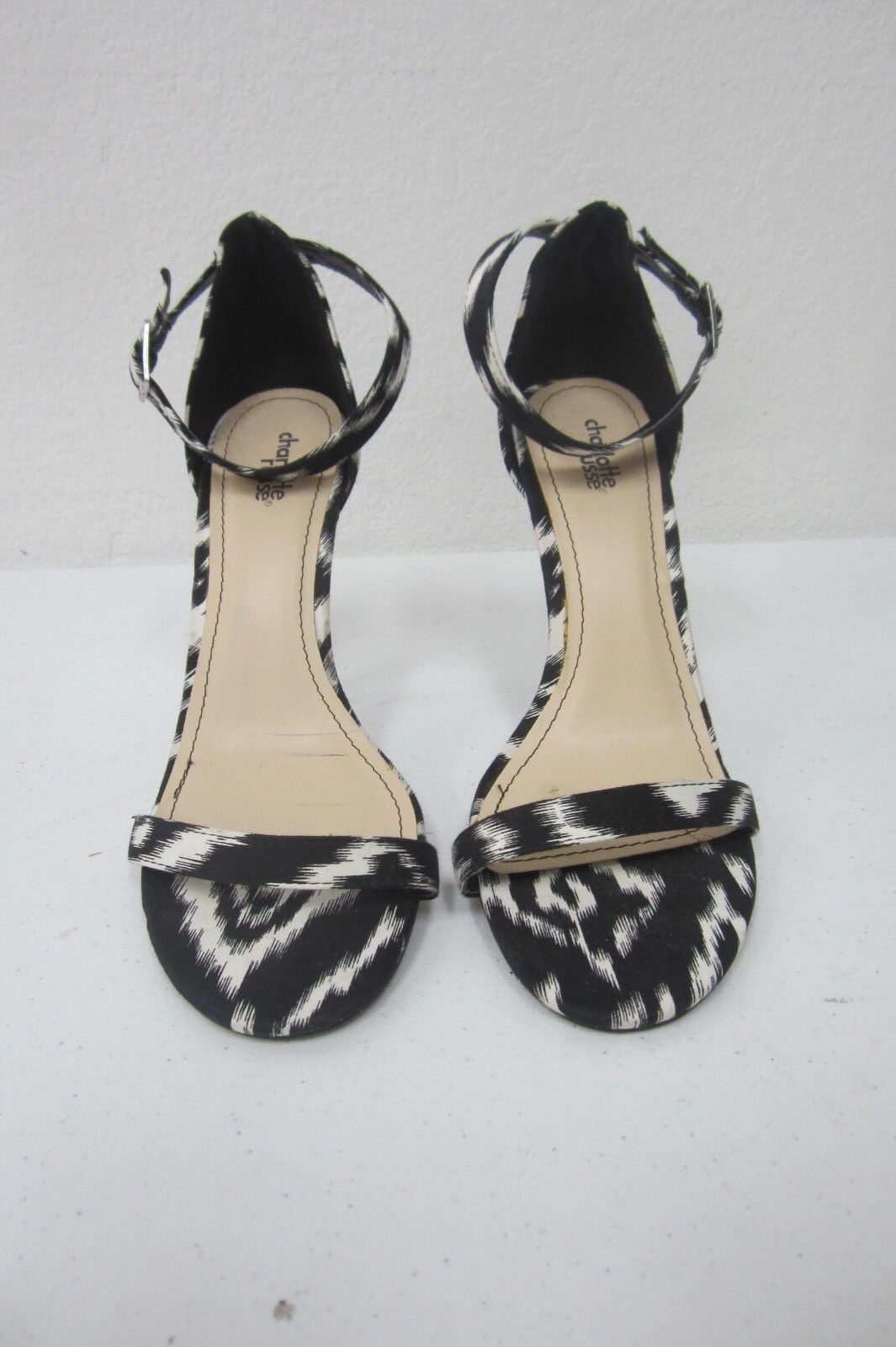 *NEW*  Charlotte Russe 4.5" High Heel Black/White Shoe size 10