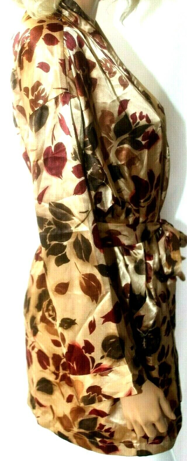 *NWOT* Victorias Secret  Sz 0/S Belted Floral Robe Kimono Womens