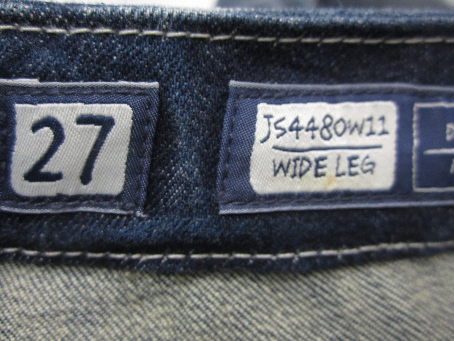 MINT Miss Me Women's Wide Leg  Denim Jeans J54480W11 Med/Dark Size W27 x L29.5