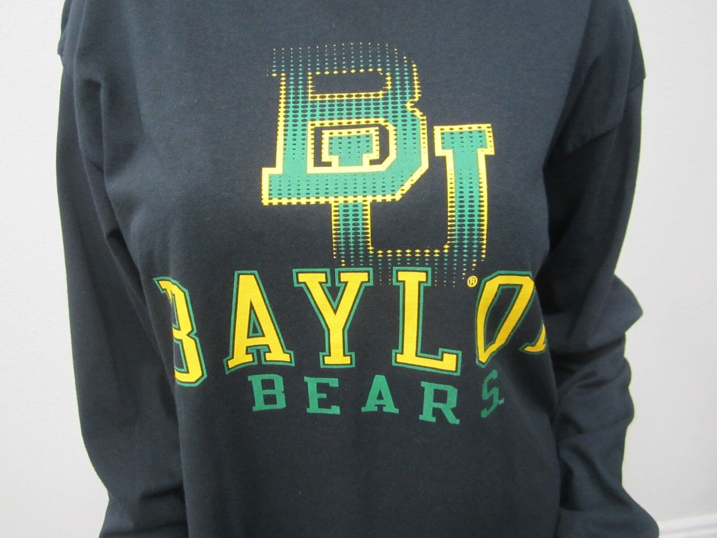 NEW BAYLOR UNIVERSITY Gildan Heavy Cotton Long Sleeve Unisex T Shirt  Sz L