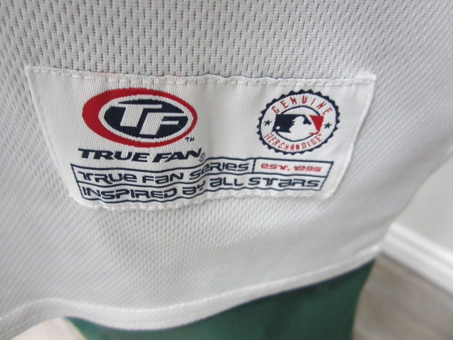 NICE Men's Texas Rangers True Fan Button Baseball Jersey....Size XLarge