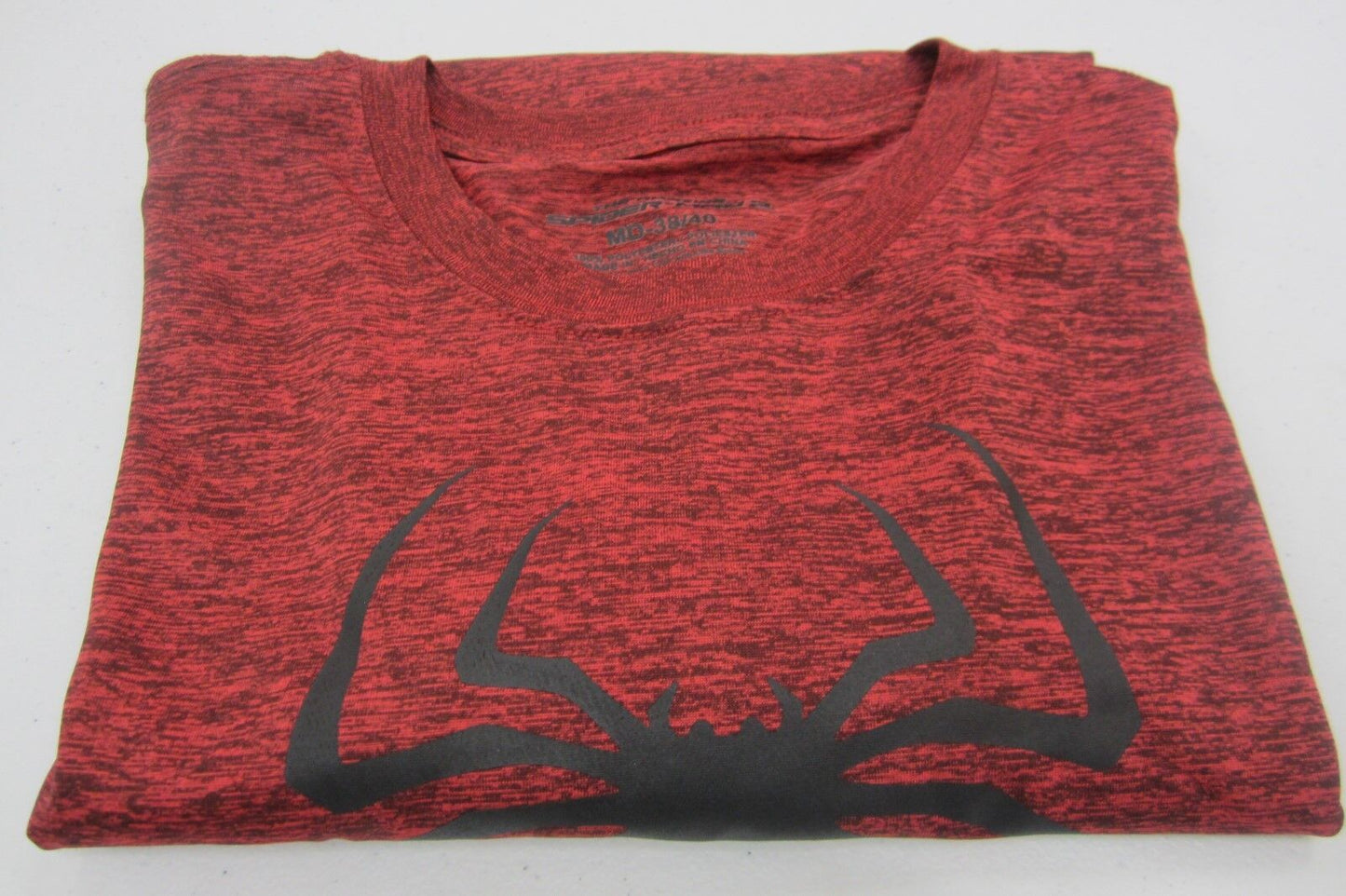 "NEW"  SPIDER MAN 2 Men's Long Sleeve Shirt -MARVEL COMICS  RED/Black  Sz Medium