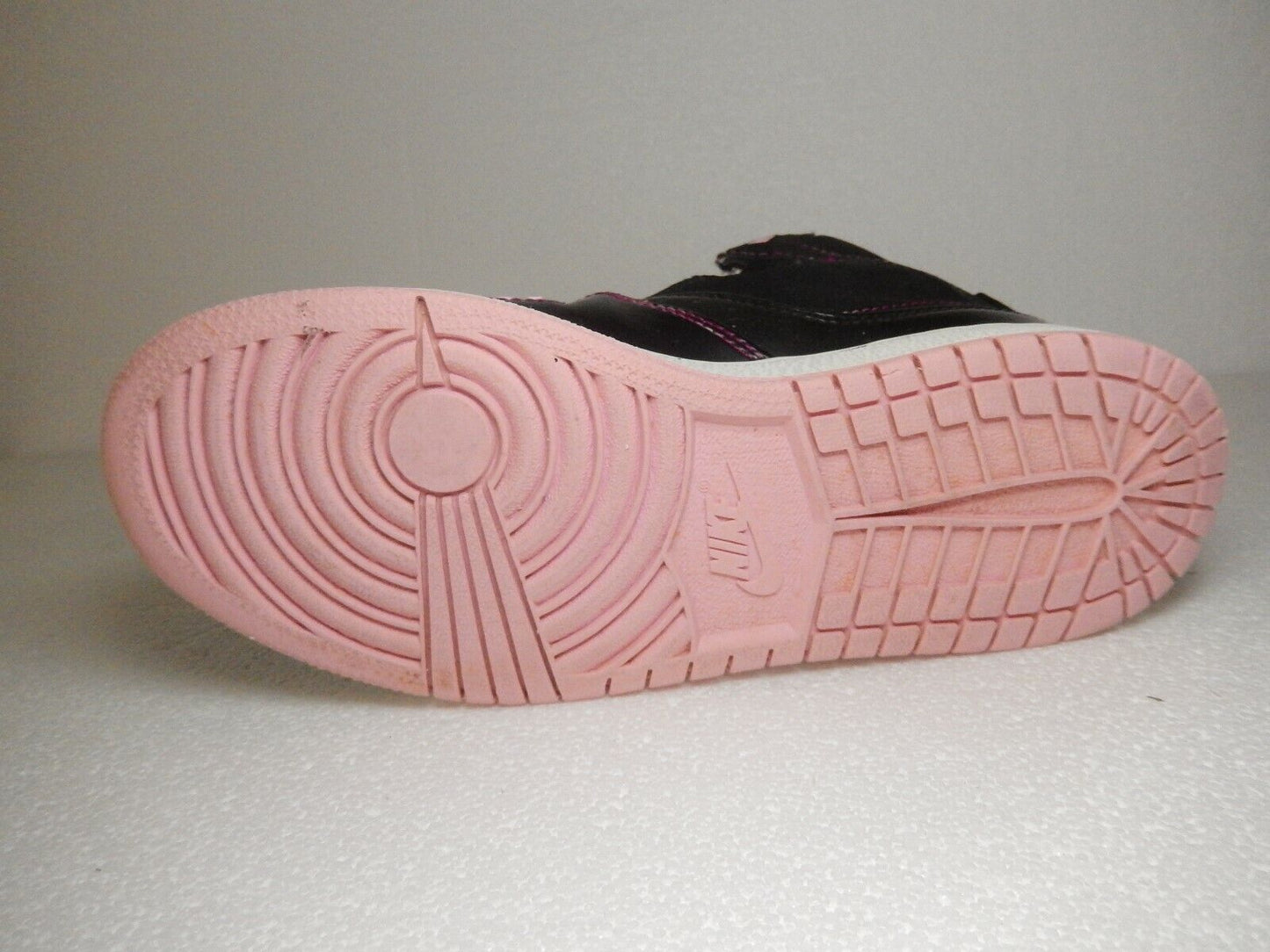 Nike Air Jordan 1 Flight Black White Pink Girls SIZE 3.5Y GS 371389 029