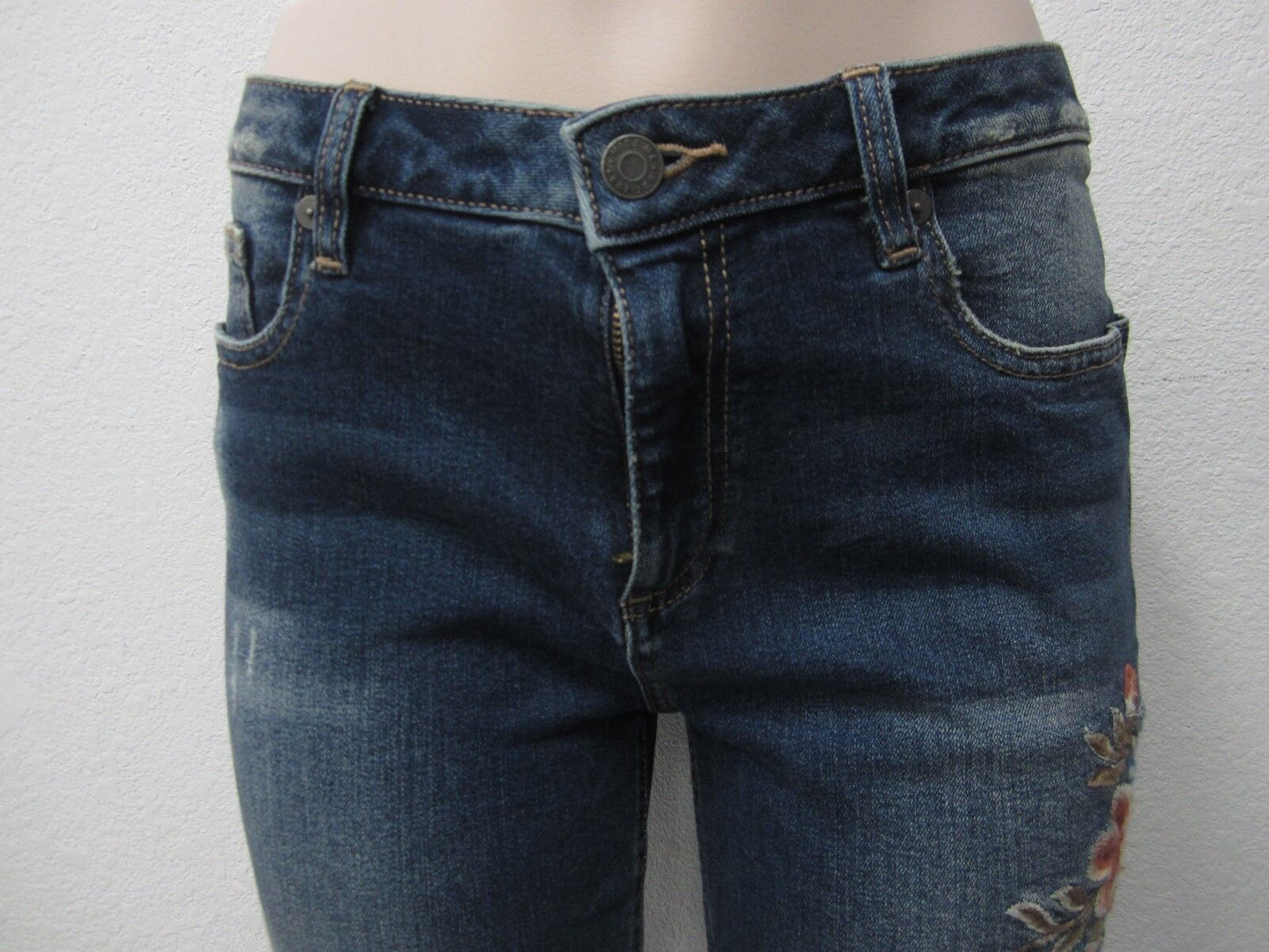 NWT WOMEN'S MISS ME JEANS M2056AK MID RISE ANKLE SKINNY CUT SIZE 28 x 27