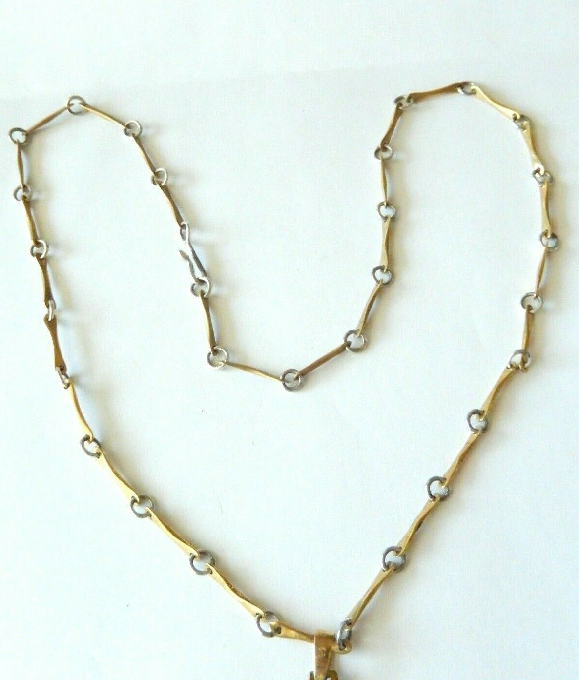 *RARE RETIRED*  Jeep Collins Sterling Silver &  Brass Cross Pendant w/26" Chain
