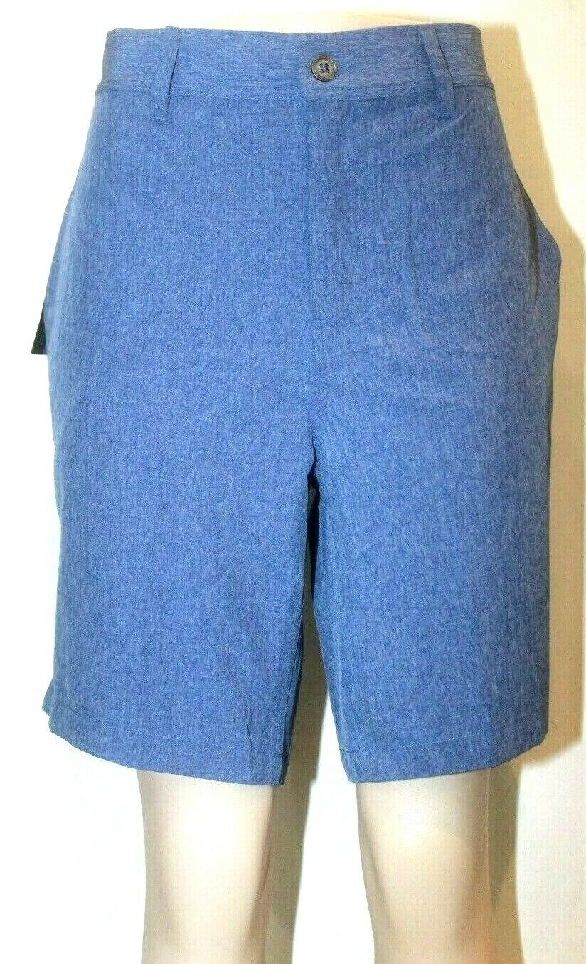 *NWT* 32 Degrees Men's Cool Performance 9'' Inseam Shorts Sz 34 Blue Melange