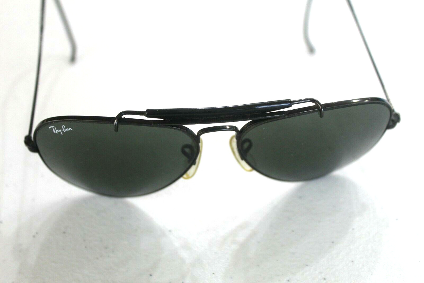 1960s VINTAGE 58[]14mm B&L RAY BAN WRAP-AROUNDS  AVIATOR SUNGLASSES