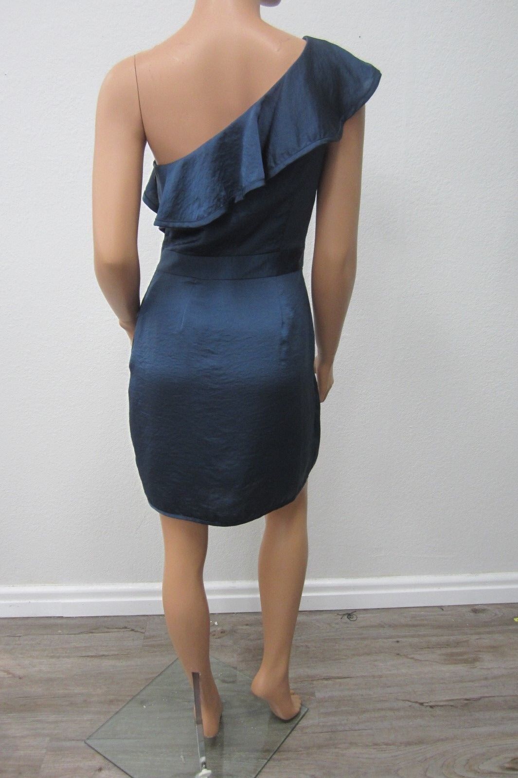 *VERY NICE*   BCBGeneration Womens Blue One Shoulder Dress Size 4