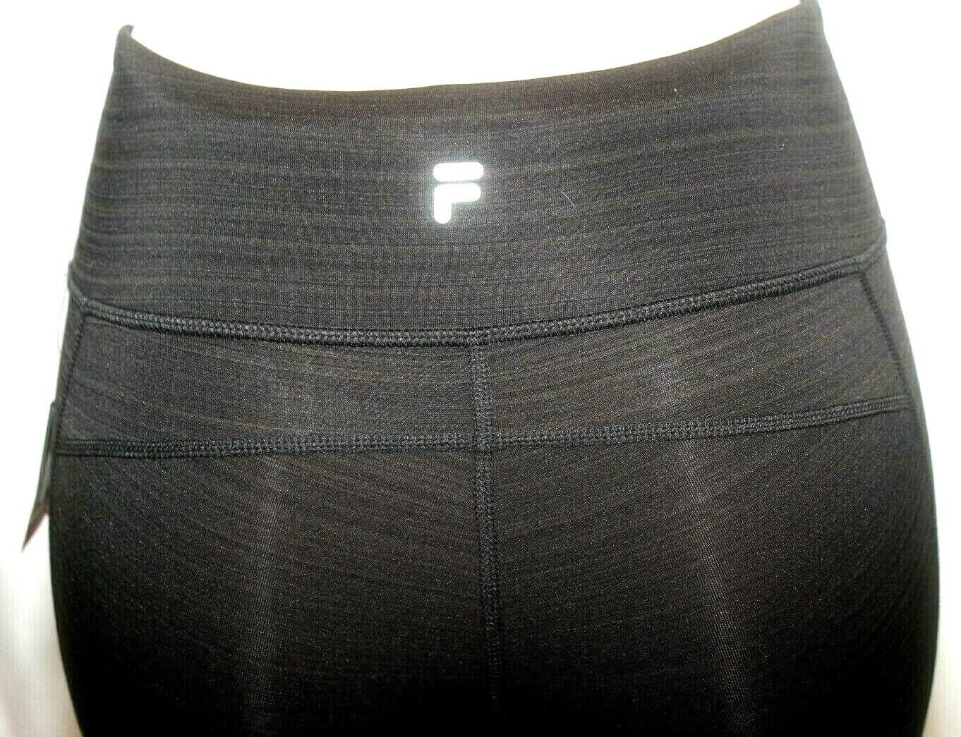 *NWT* $45. FILA  Women's Sport  Legging Color "Black Tie" Tru Dry & Tru Warm XS