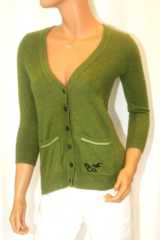 HOLLISTER WOMEN'S BUTTON DOWN CARDIGAN/SWEATER   [SIZE SMALL]