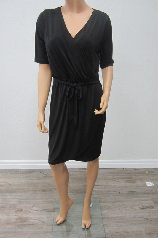 VERY NICE COVINGTON BLACK WOMEN'S  STYLISH  DRESS  Size Large