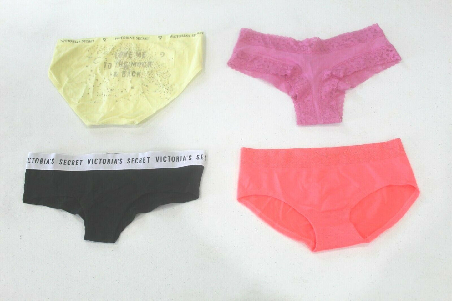 ♡  **NWT**  Lot of Four Random Victoria's Secret Panties Size - Small  ♡