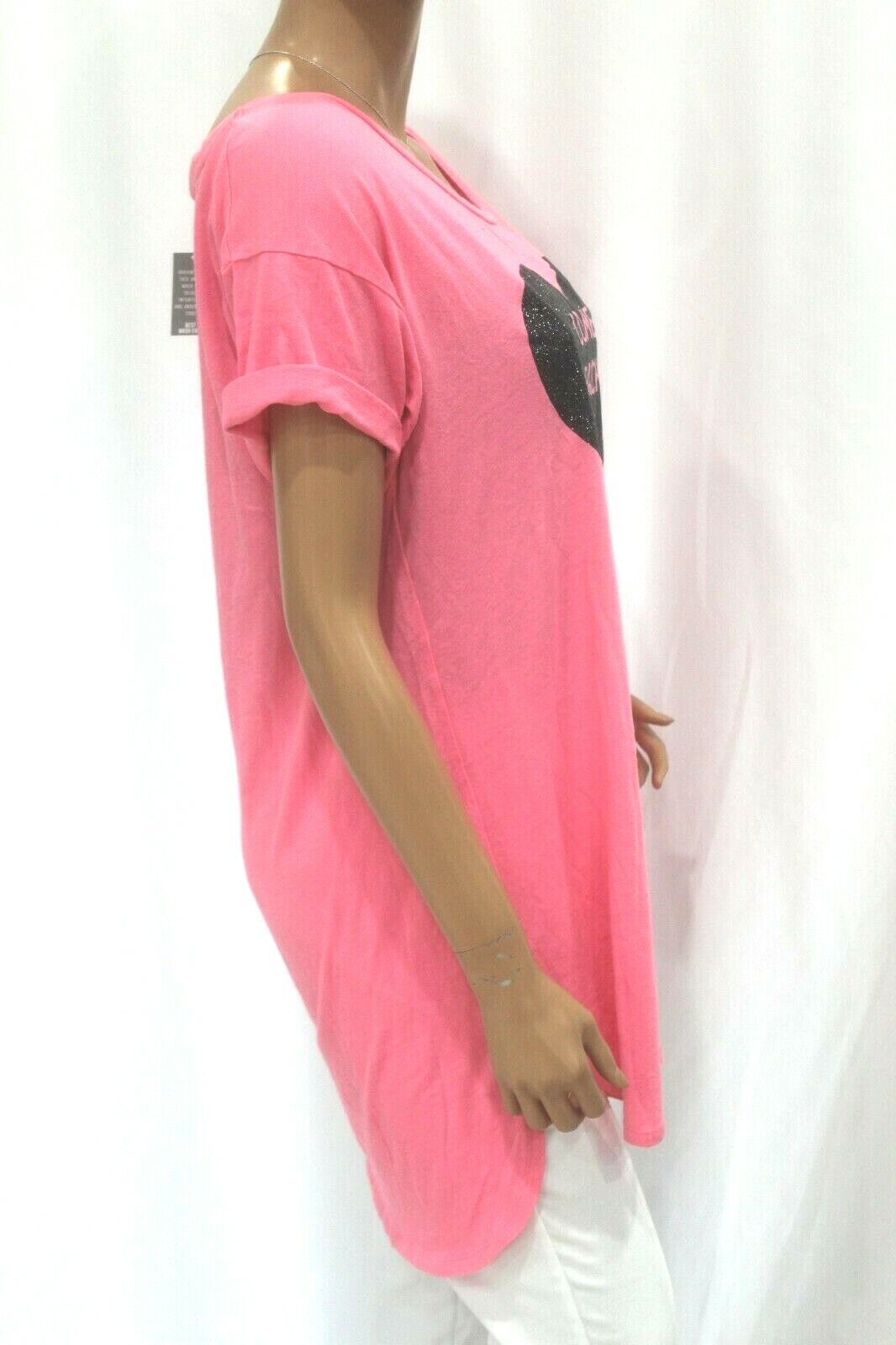 *NWT* Victoria's Secret Angel "Come Back To Bed" Short Sleeve Sleep Tee Pink M