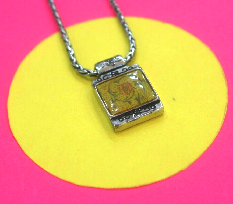 RETIRED Brighton 16"-18" Flower Pendant Necklace...