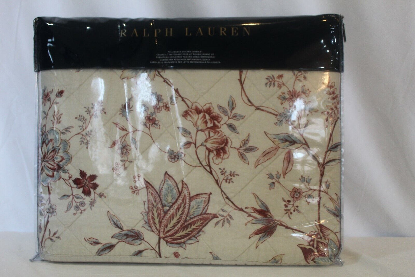 **NWT* $430. Ralph Lauren Islesboro Kailie Floral Full/Queen  Quilted Coverlet