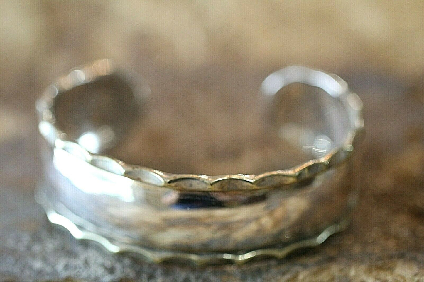 *VINTAGE* Taxco Mexico Signed TC-125 Sterling Silver 13/16" Wide Cuff Bracelet