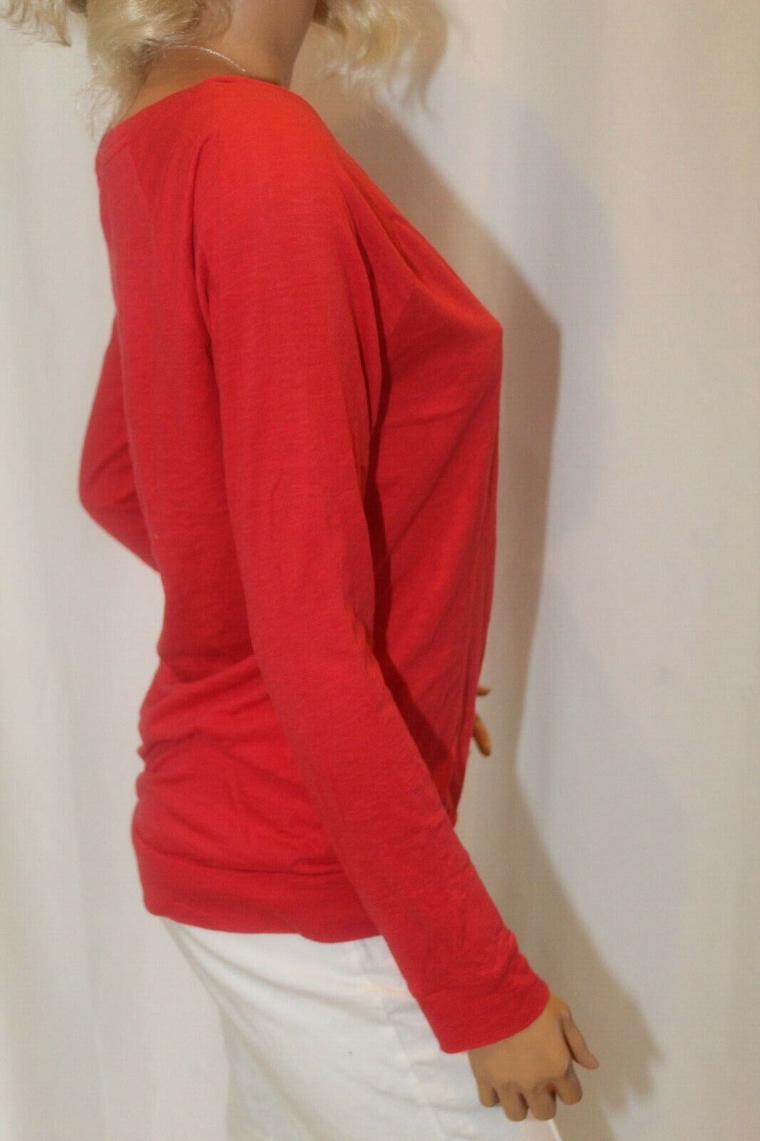 *NWOT* Victoria Secret Pink Large Long Sleeve Red  Shirt Size XS