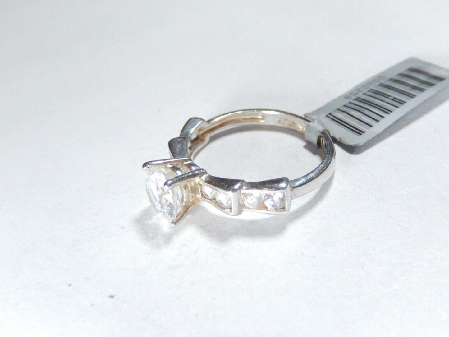 *VINTAGE*   1.50 CT Sterling Silver Womens Wedding Cubic Zirconia Ring Size 7