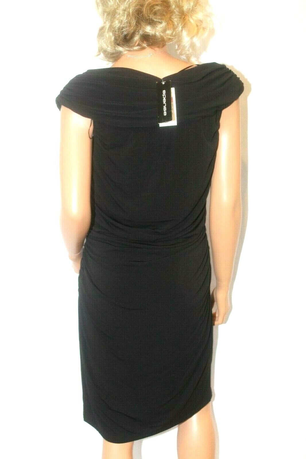 *NWT* $198.  SPENSE  Black Sequence & Polyester Evening  Dress Size 12 "CLASSY"