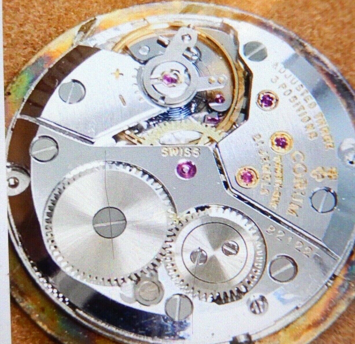 Men's CORUM 18k Yellow Gold & 82 VS Diamond Hand-Winding Watch w/ Leather Band