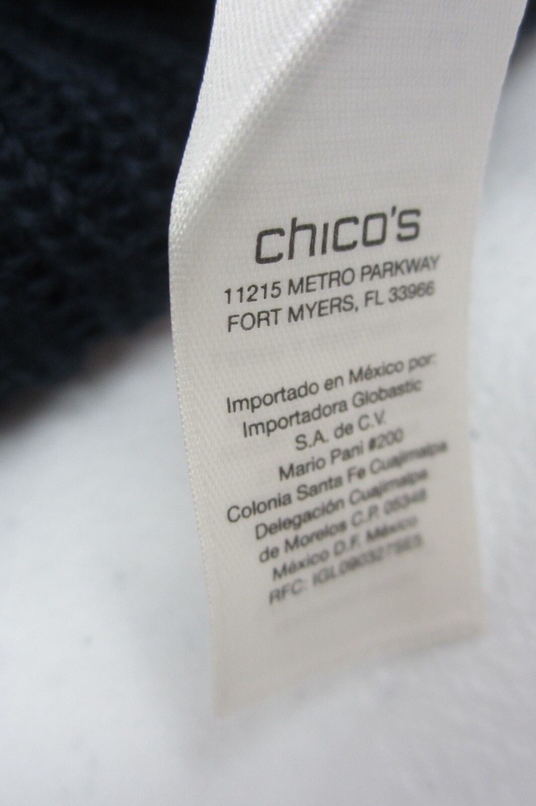 *NWT* $89 CHICOS Knit Johanna Soft & Cozy Sweater Vest  DEEP NAVY  SIZE 3