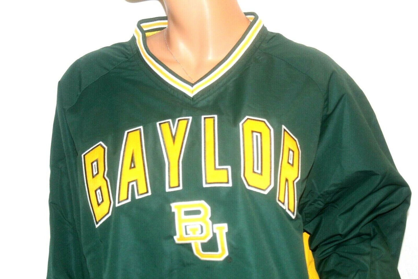 *NWT* Stadium Athletics Large Embroidered Baylor Bears Pull Over Jacket Sz S