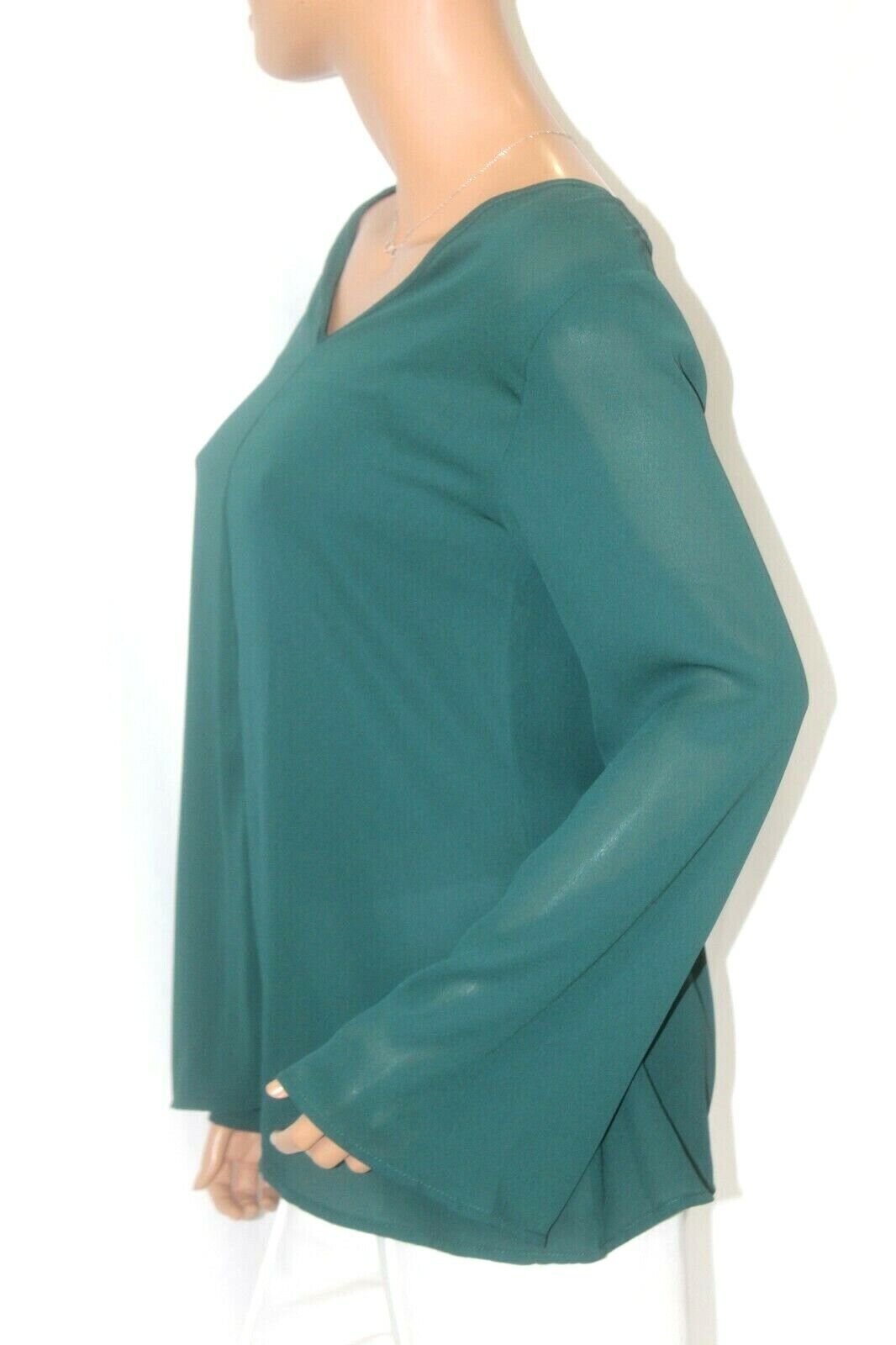 *MINT* Rue21 Women's Long Sleeve Pullover Green Light Weight  Blouse Top Sz M