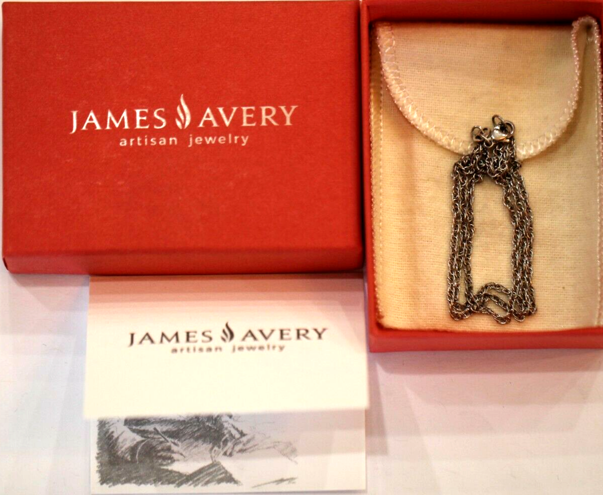 *JAMES  AVERY*   Light Rope Chain Necklace Sterling Silver 16" Length