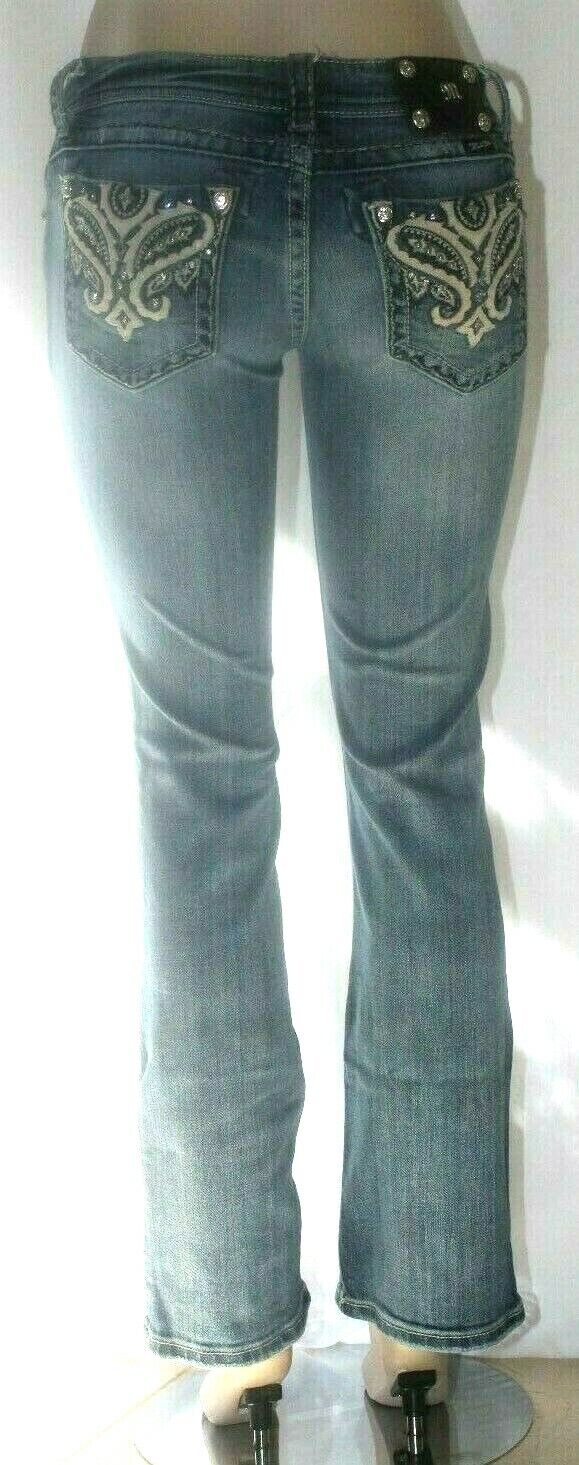 *MINT* MISS ME Jeans Boot Cut Embellished Women's Size W28 x L31