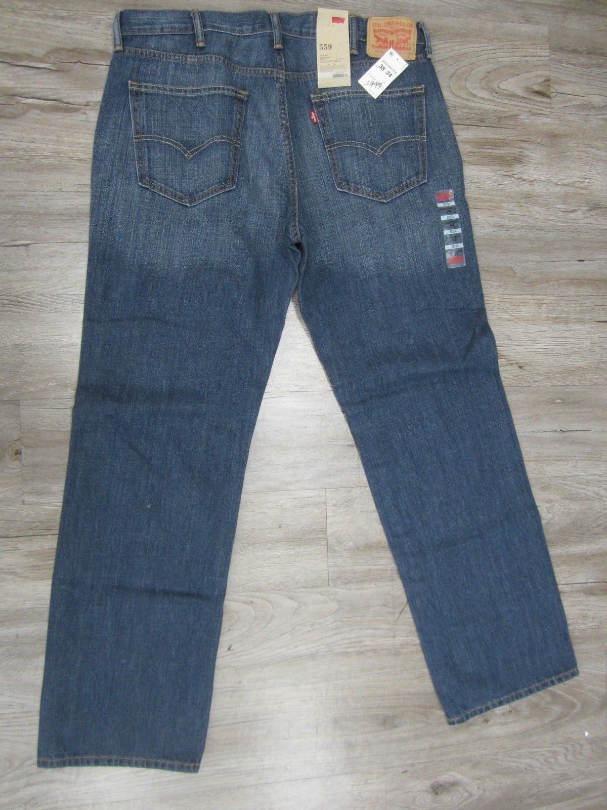 NWT Levi's 559 Men's Relaxed Straight Fit Jeans Medium Blue Wash 005594258