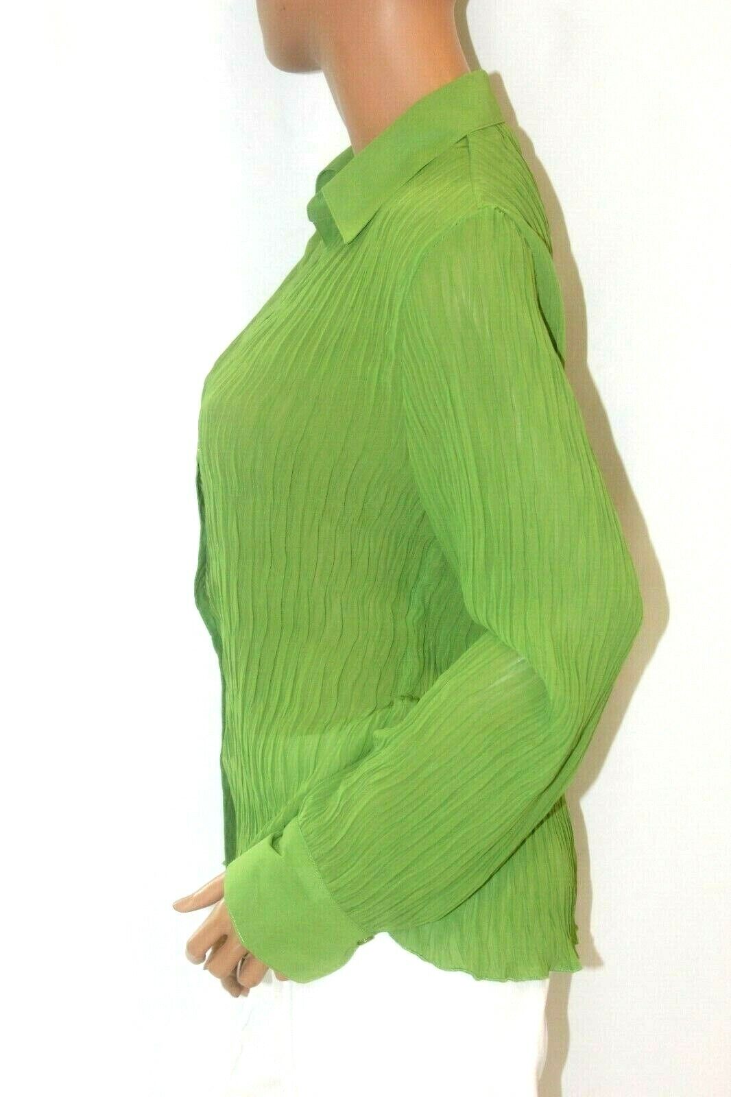 *NEW* Cato Button Down Long Sleeve Career/Dress Green Top Women’s Size L